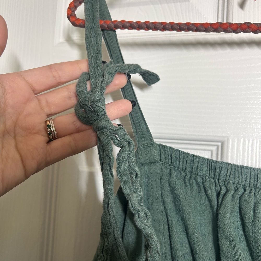 Old Navy Sage Green Tie Shoulder Maxi Dress – Size 3X - Picture 8 of 11